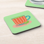 Peppermintthee voor theeliefhebbers bier onderzetter (Linkerzijde)