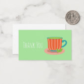 Peppermintthee voor theeliefhebbers notitiekaartje (Voorkant / Achterkant in situ)