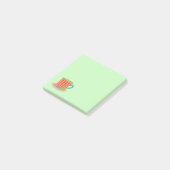 Peppermintthee voor theeliefhebbers post-it® notes (Schuin)