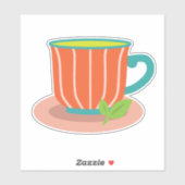 Peppermintthee voor theeliefhebbers sticker (Vel)