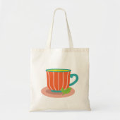 Peppermintthee voor theeliefhebbers tote bag (Voorkant)