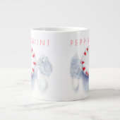 PEPPERMUNT SNOEPJE Grote Witte Mok + Tekst (Voorkant)