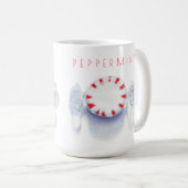 PEPPERMUNT SNOEPJE Hoge Witte Mok + Tekst (Voorkant rechts)