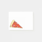 Pepperoni Cheese Pizza Slice Foodie Post Post-it® Notes (Voorkant)