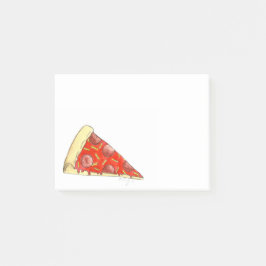 Pepperoni Cheese Pizza Slice Foodie Post Post-it® Notes