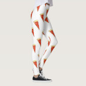 Pepperoni Cheese Pizza Slice Italy Food Slices Leggings (Rechts)