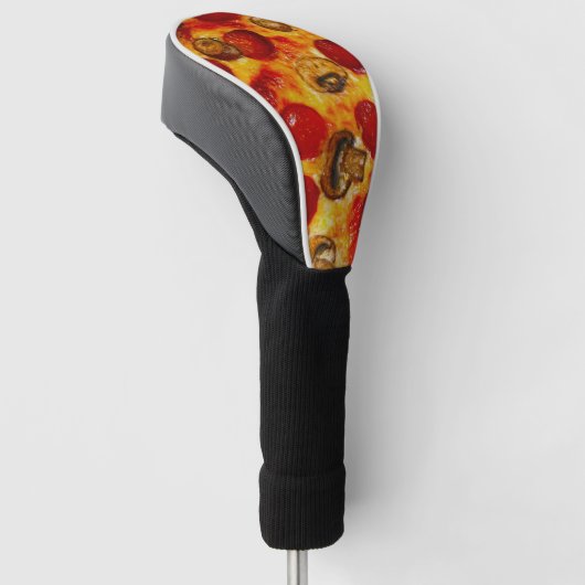 Pepperoni en Pizza Golfheadcover (Schuin)