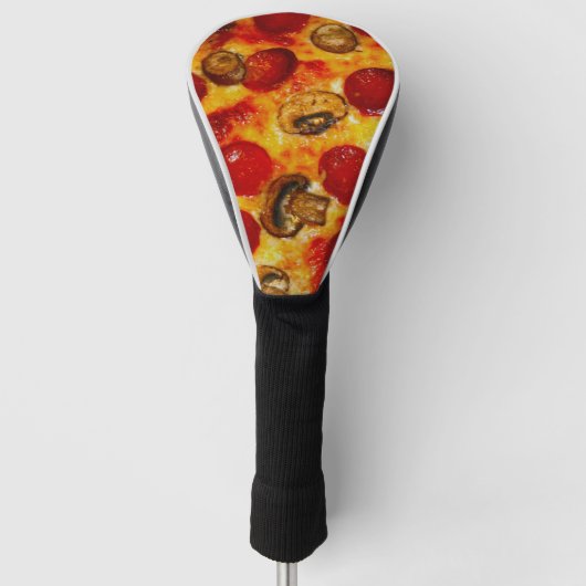 Pepperoni en Pizza Golfheadcover (Voorkant)