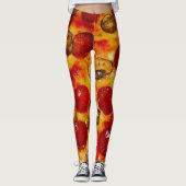 Pepperoni en Pizza Leggings (Voorkant)