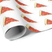 Pepperoni Kaas Pizza Slice Pizzeria Italiaans eten Cadeaupapier (Rol Hoek)