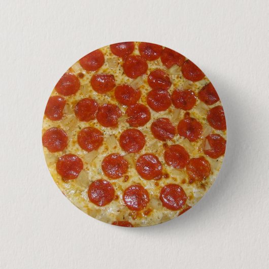 Pepperoni Perfection Ronde Button 5,7 Cm (Voorkant)