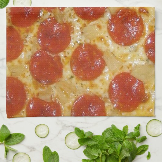 Pepperoni Perfection Theedoek (Gevouwen)