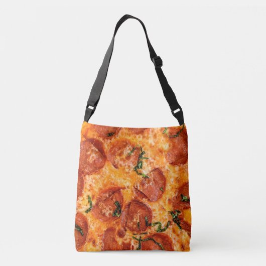 PEPPERONI PIZZA 2-CANVAS TAS (Achterkant)