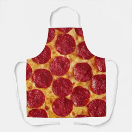 Pepperoni Pizza All-Over Print Apron, medium Schort