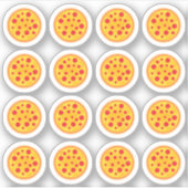 Pepperoni Pizza Avond Fast Food Afhaal Planner Sticker (Voorkant)