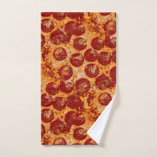 Pepperoni Pizza Bad Handdoek (Handdoek)