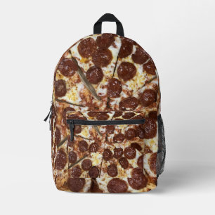 Pepperoni Pizza Bedrukte Rugzak