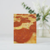 pepperoni pizza briefkaart (Staand voorkant)