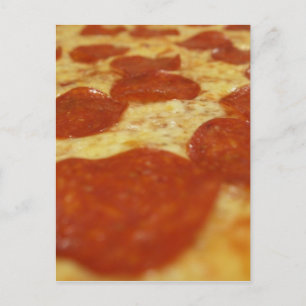 pepperoni pizza briefkaart