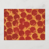 Pepperoni Pizza Briefkaart (Voorkant)