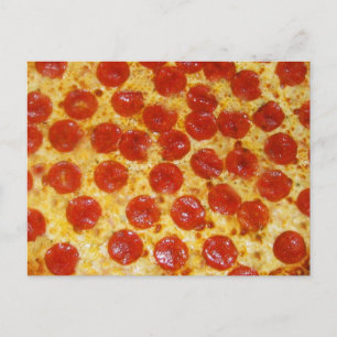 Pepperoni Pizza Briefkaart