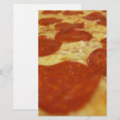 pepperoni pizza briefpapier (Voorkant / Achterkant)