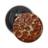 Pepperoni Pizza Button Flesopener (Voorkant)