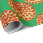 Pepperoni Pizza Cadeaupapier (Rol Hoek)
