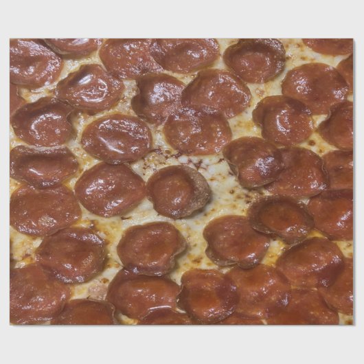 Pepperoni Pizza Cadeaupapier (Vlak)