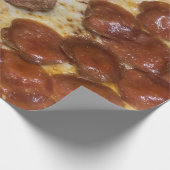 Pepperoni Pizza Cadeaupapier (Hoek)