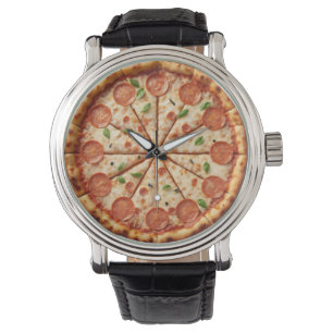 Pepperoni Pizza Clock - Worst hou de nummers Horloge