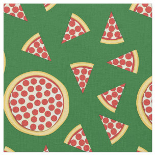 Pepperoni Pizza Cute Food Kinderen Stof