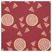 Pepperoni Pizza Cute Food Kinderen Stof (Swatch)