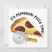 Pepperoni Pizza Dag Kaart (Voorkant)