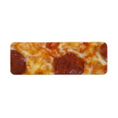 Pepperoni Pizza Etiket (Voorkant)