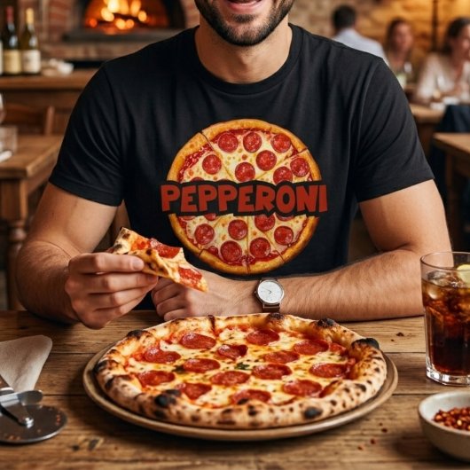 Pepperoni Pizza Fan T-shirt