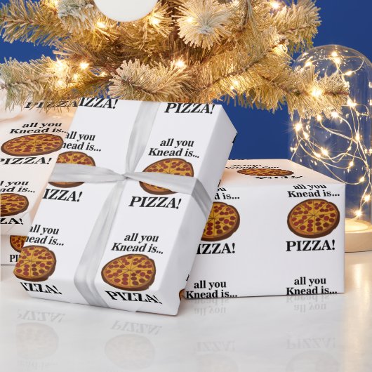 Pepperoni Pizza Feest Cadeaupapier (Feestdagen)