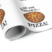 Pepperoni Pizza Feest Cadeaupapier (Rol Hoek)