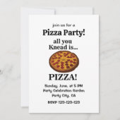 Pepperoni Pizza Feest Kaart (Voorkant)