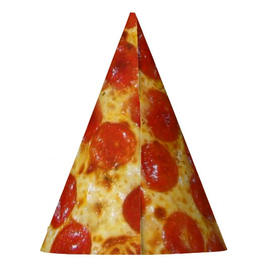 Pepperoni Pizza Feesthoedjes (Achterkant)