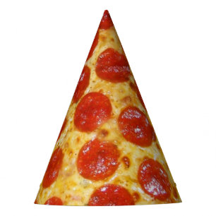 Pepperoni Pizza Feesthoedjes