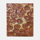 Pepperoni Pizza Fleece Deken (Voorkant)