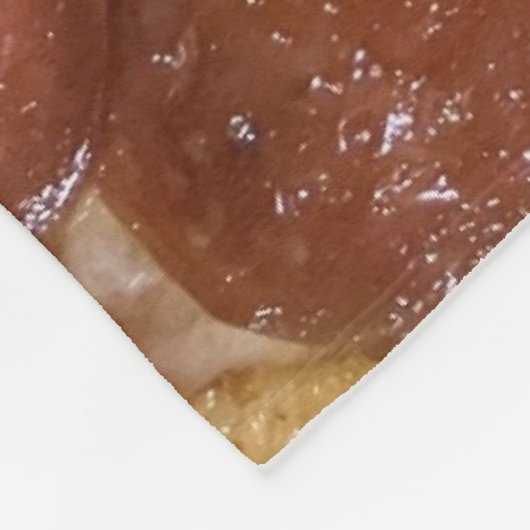 Pepperoni Pizza Fleece Deken (Hoek)