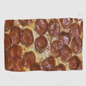 Pepperoni Pizza Golfhanddoek (Horizontaal)