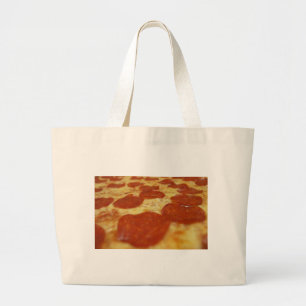 pepperoni pizza grote tote bag