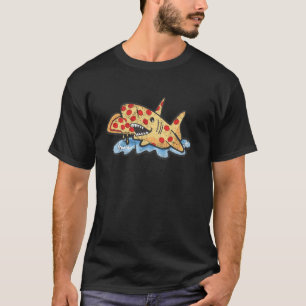 Pepperoni Pizza Haaien Foodie Eten Grappige Pizza T-shirt