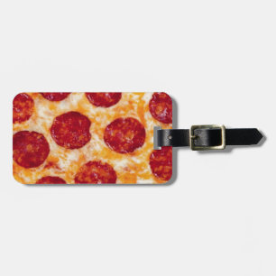 Pepperoni Pizza Hot en Yummy! Bagagelabel