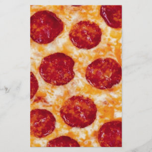 Pepperoni Pizza Hot en Yummy! Briefpapier