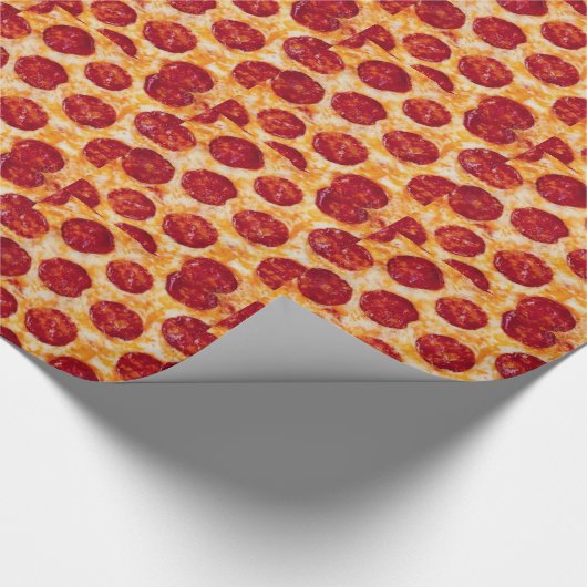 Pepperoni Pizza Hot en Yummy! Cadeaupapier (Hoek)