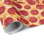 Pepperoni Pizza Hot en Yummy! Cadeaupapier (Rol Hoek)